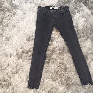 Brandy Melville charcoal denim jeans